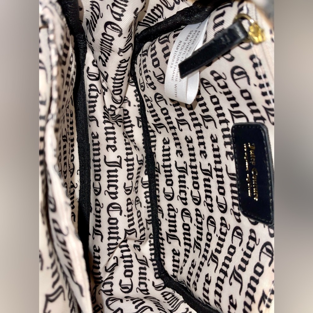 Juicy Couture Black & Gray Medium Size Backpack. NWOT - Picture 8 of 10